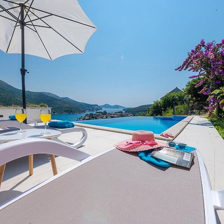 Villa Mardia- Sea View Infinity Pool Built 2023 Zaton  Exterior photo