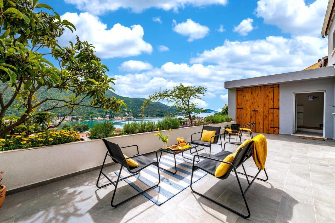 Villa Mardia- Sea View Infinity Pool Built 2023 Zaton  Exterior photo