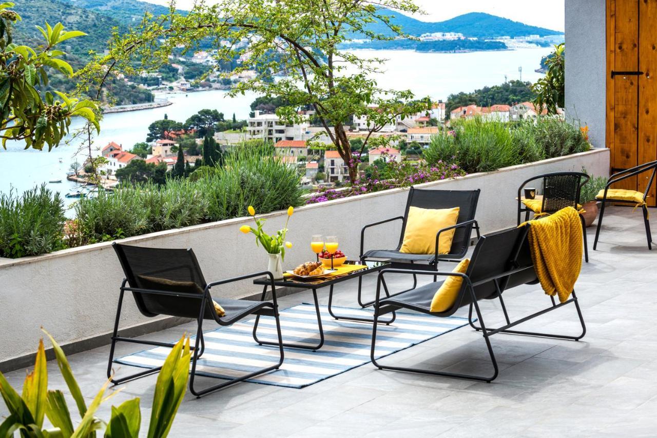 Villa Mardia- Sea View Infinity Pool Built 2023 Zaton  Exterior photo